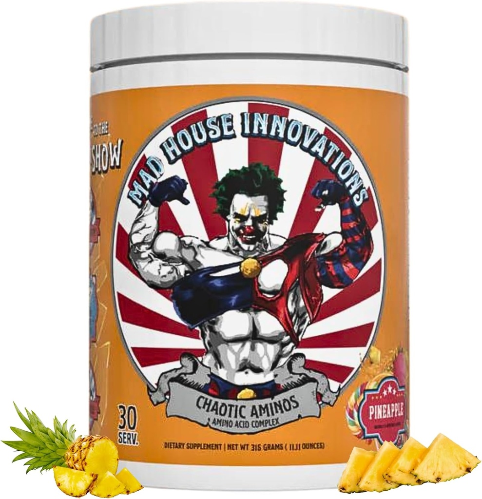 Ananas Complete Essential Aminosyrer Kompleks Kosttilskud til insane Pump 10.50G af Aminosyre, 11.11 Oz Understøtter Muscle Recovery & Energy Production 30 Servering