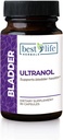 Ultranol Total Brege Support - Natural Cranberry Supplement for Urinary Health, Overaktiv Brege Control, Inkontinens - Reducerer lækager og haster - 1 flaske - 30 kapsler