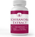 PURE ORIGINAL INGREDIENSER Schisandra Extract, (100 kapsler) Altid ren, ingen tilsætningsstoffer eller fyldstoffer, Lab Verified