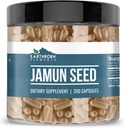 Earthborn Elements Jamun Seed 200 Kapsler, Pure & Ufortyndet, Ingen tilsætningsstoffer