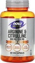 Now Foods Arginine 500mg with Citrulline 250 mg-120 Capsules