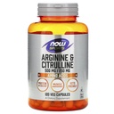 Nu fødevarer Arginin 500mg med Citrullin 250 mg- 120 kapsler