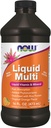 Now Foods Kosttilskud, Flydende Multi, Tropical Orange Flavor, Hurtig Absorption, med Tilføjet Phytonutrients, 16 -Ounce