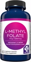 MD Life L Methylfolat 1mg - Professionel - Grade Aktiv Methylfolat Supplement - Maximum Potency MTHFR Kosttilskud - L methylfolat 1 mg 60 kapsler - essentielle aminosyrer