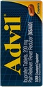 Advil Pain Reliever / Fever Reducer 200mg Caplets - 100 Ct, pakke med 3