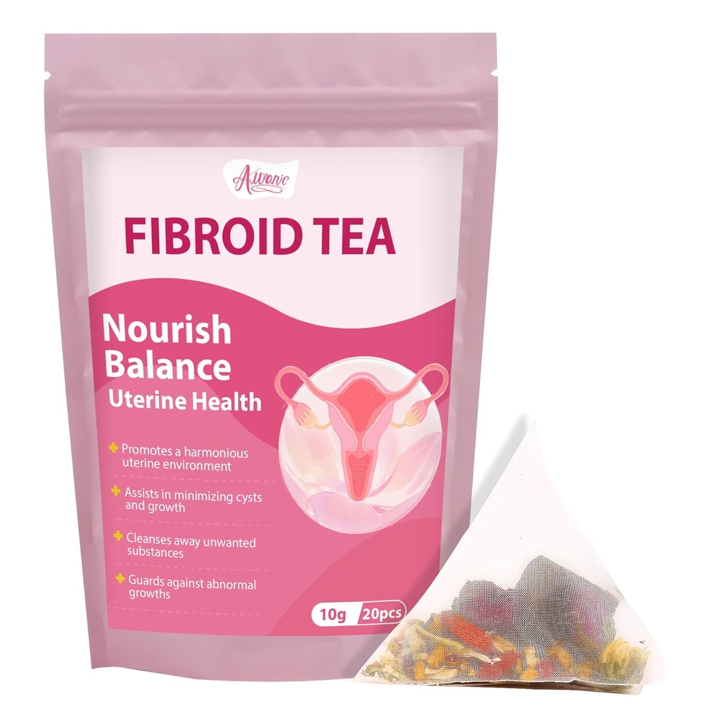 Auranic Fibroid te til Shrink Ovarie Cysts, Natural Remedy for Women Få Gravid Hurtig, Womb Detox & Uterus Cleanse, Regulere Menstural cyklus, Kvindelig Fertilitet Hormone Balance Urtete