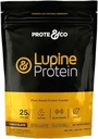Prote & Co Lupin Protein - 24g Vegansk plantebaseret proteinpulver. Non GMO, No Added Sugar, Lactose Free, Gluten Free, Soy Free. 20 Servere - Chokolade