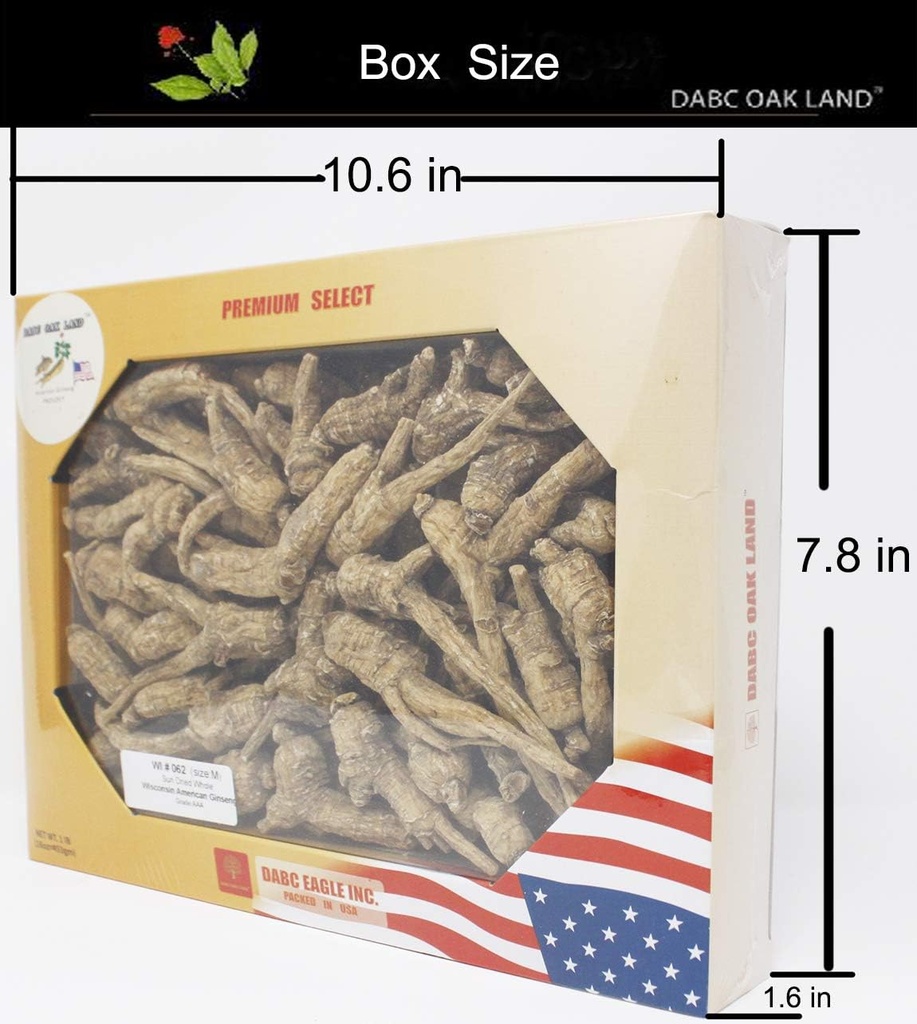DOL Hand- Udvalgte Amerikanske Wisconsin Opdrættet Ginseng Root Medium & Large