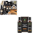 XIKEZAN gaver til mænd w / Beard Kit og Beard Shampoo og Conditioner sæt