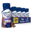 Sikre høj protein flaske mælk chokolade ernæring rystes med fibre, klar til at drikke, 16g protein og 27 vitaminer og mineraler, 8 fl oz, 24 Pack