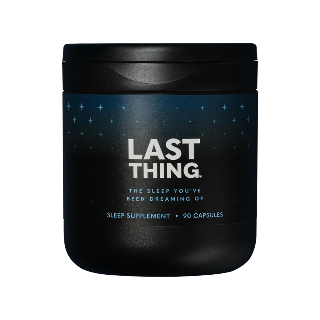 BODi Last Thing Complete Sleep Supplement med L- theanin, Ashwagandha, Magnesium Glycinate, Melatonin - Calming Night Time Stress Defense for Deep Restorative Sleep - 30 dages forsyning (90 kapsler)