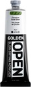 OPEN Show- Driing Acrylics by GOLDEN, Chrom Oxide Green, 5 fl oz. tube, Professional Akryl Paint, Opaque