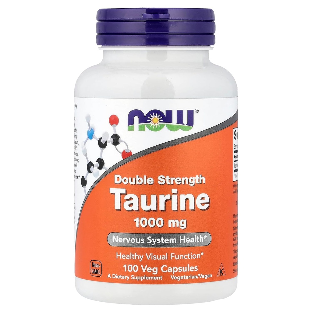 Nu fødevarer: Taurine 1000 Milligram 100 kapsler