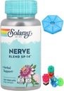 Lavet til Solaray, Nerve Blend SP- 14, 100 VegCaps + 1 Mini Pill Box for 7 dage