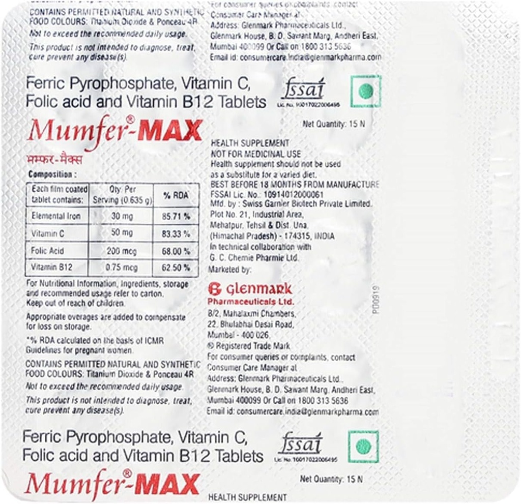 Strip med 15 tabletter