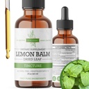 Lemon Balm Tincture – Alcohol-Free | Melissa Officinalis Liquid Extract | Natural Calming & Sleep Support | Herbal Stress Relief – 2 oz