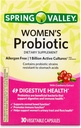 Kvindernes probiotiske supplement med Prebiotic Inulin & Cranberry - fordøjelsesbesvær, urinveje, og immunforsvar support, 1 Millioner aktive kulturer, 8 Strops, 30 Count Capsules - Gut Health Probiotika for kvinder