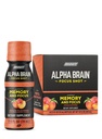 ONNIT Alpha Brain Focus Shot, Peach Flavor, Nootrop Kosttilskud Drikke, der understøtter energi, Focus, og Mood, IGEN ™ Non- GMO Testet, 2,5 fl oz, 6 Greve
