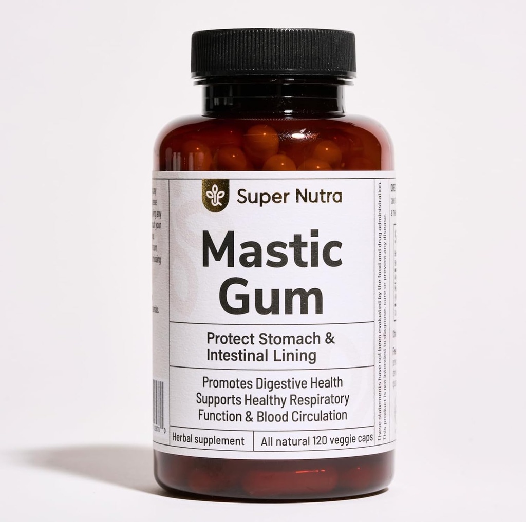 Mastic Gum 1000mg. 120 Veg kapsler 2 per Servering 60 dages forsyning.