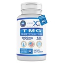 Genex Formulas TMG Supplement 1000mg (120 kapsler) - NSF Certified for Safety, Quality & Label Accuracy - Betain Vandfri Trimethylglycin - Leversupplement - Gluten Free & Non- GMO - 30- Day Supply
