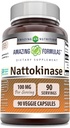 Amazing Formulas Nattokinase Supplement- 124; 100 Mg (2000 FU Enzyme fra Pure Nattokinase)