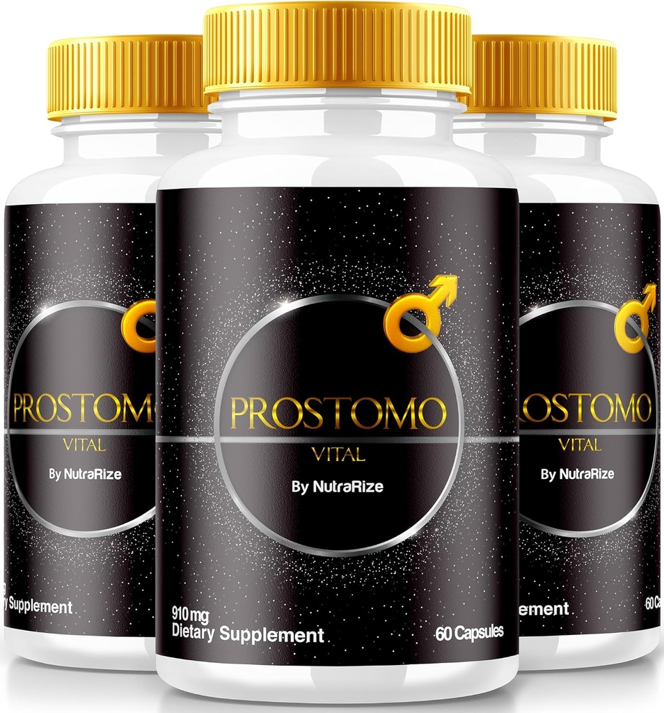 (3 Pack) Prostomo kapsler - Officiel Formel til støtte Prostate Heath, Alle naturlige supplement til Regain Control & opnå samlet wellness, Premium Pros Tomo piller anmeldelse (180 Kapsler)