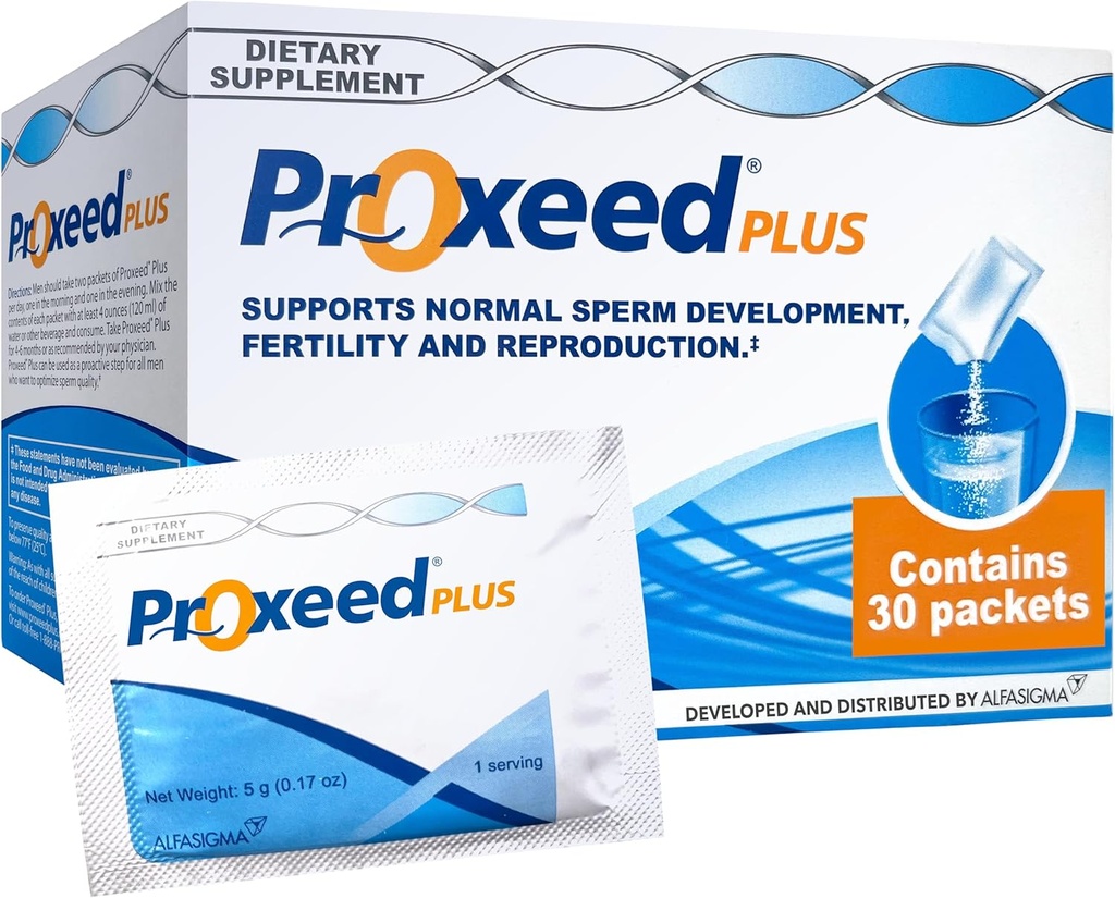 Proxeed Plus - mandlig fertilitet supplement - 30 greve (pakke med 1)
