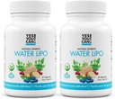 Ja, du kan! Natural Water Lipo Pills - Diuretisk rensning med elektrolytter og vitaminer - Hjælper med vandretention - Glutenfri, 21 kapsler per flaske (2 pakke)