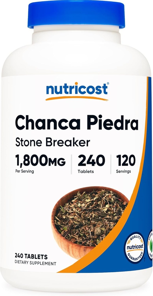 Nutricost Chanca Piedra Extract - Stone Breaker - 240 tabletter, 1800mg Per Servering, 120 Servering Per Flaske