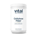 Vital Nutrients Cellulose Fiber Powder Б124; 375g Cellulose Inopløselig Fiber Powder Б124; Fiber Supplement Powder Understøtter sund tarm Funktion Б124; Gluten, Dairy, Soy Free