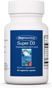 Allergy Research Group Super D3 Kosttilskud - Bone & immunforsvar, Cholecalciferol med C & E, Vegetariske kapsler, Gluten Free - 60 Greve