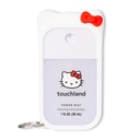 Touchland x Hello Kitty ® Hand Sanitizer + Mist Case, Scented & Stilfuld Hydrating Sanitizer Spray Bundle, Rejsestørrelse, Dye Free