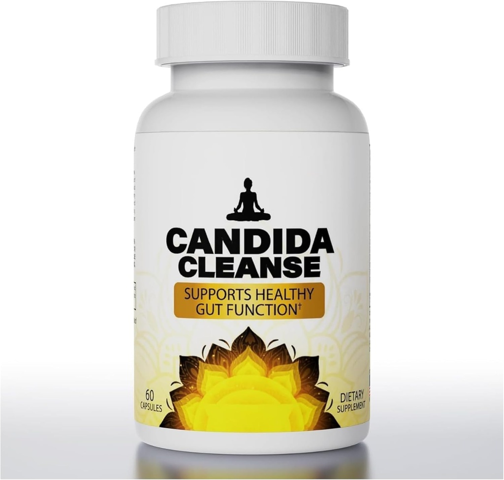 Candida Cleanse- Gut & Colon Support, Advanced Probiotic & Herbal Formel