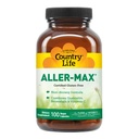 Country Life Aller- Max - Quercetin Kosttilskud med bromelain - Immunstøtte med C-vitamin, zink og botanisk blend - Certificeret Glutenfri, Vegan (100 greve (pakke med 1))