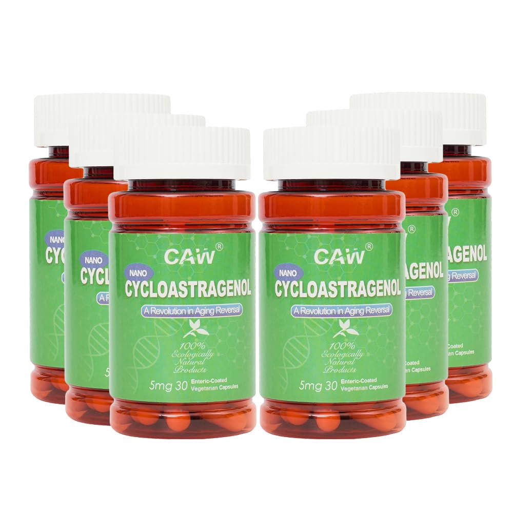 CAW Nano Cycloastagenol 98% 5mg 30 Caps Note 124; Anti- Aging Telomere Plus