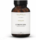 Cordyceps Mushroom Supplement. Dual Extract, 30% polysaccharider, 500 mg 120 vegecaps (60- Day Supply). for Energi, Stamina, Inddrivelse og højhøjdestøtte