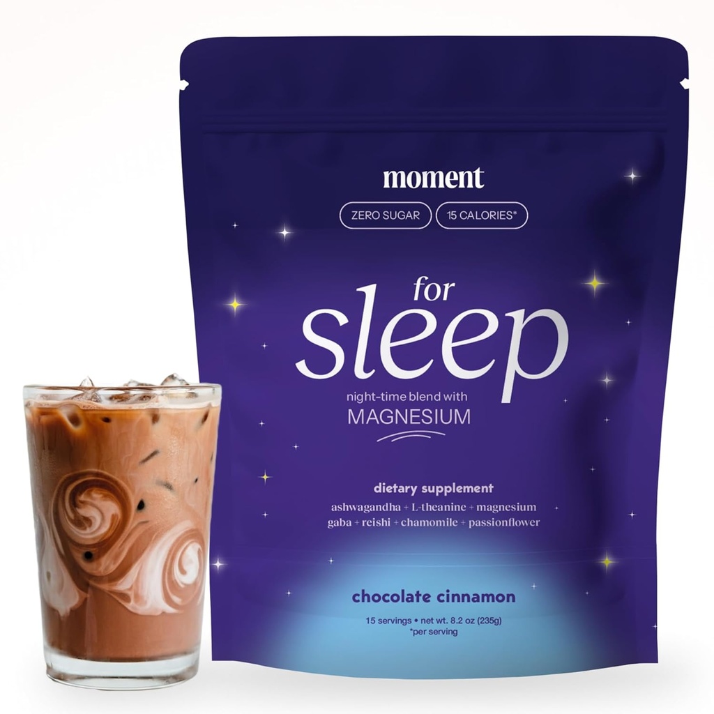 Moment sovepulver (Shark Tank) • 124; Varm chokolade • 124; Melatonin Alternativ • 124; 0 Sukker • 124; Lavkalorie • 124; Svampe • 124; Adaptogens, Reishi, GABA, Magnesium, Kamille • 124; Keto • 124; Dairy Free • 124; 15 Servering