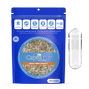 Capsulin Størrelse 0 Tomme Gelatine Kapsler, Clear - 1000 Greve • 124; Gluten Free, Kosher, Non- GMO Certificeret • 124; Pure Bovin Pill Caps for DIY Supplement Fyldning - 1000
