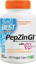 Doctor 's Best Zink Carnosine Complex med Pepzin Gi Veggie Caps, 120 Greve