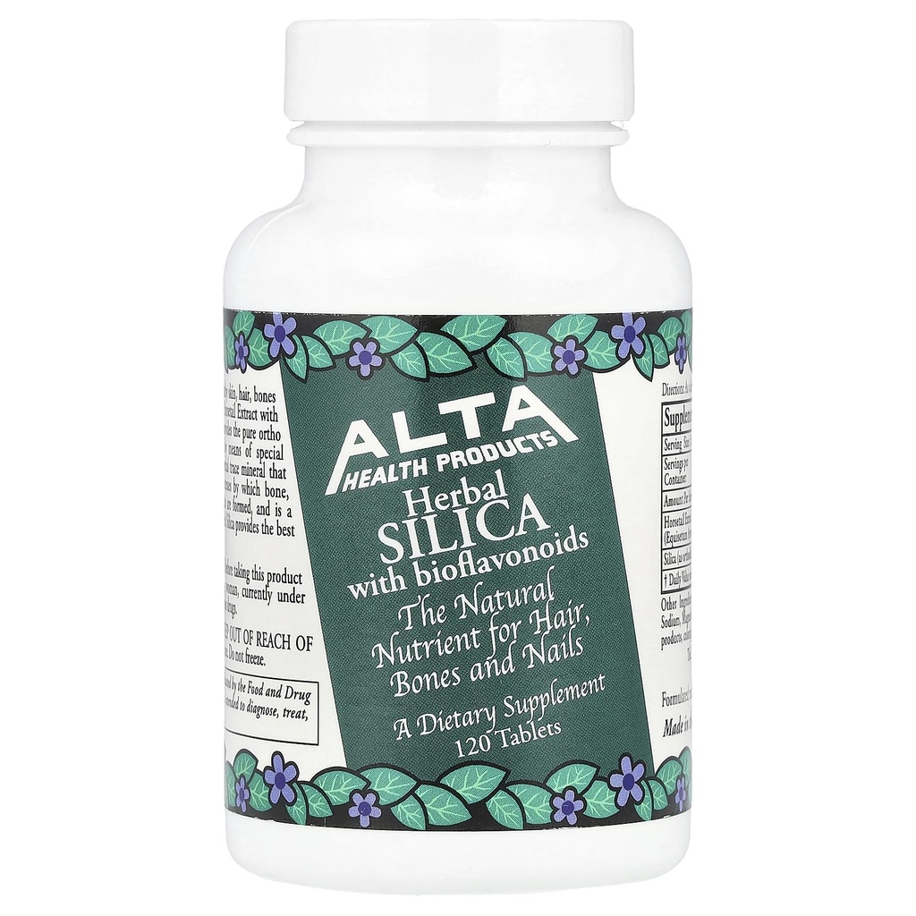 Alta Health Products, urte SILICA med bioflavonoider, Tablets, 120 Count