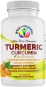 Gurkemeje tillæg med BioPerine - 60 kapsler - Økologisk Gurkemeje Root Extract - Vegansk Friendly, Forbedret Absorption, Daglig Joint og Heart Support