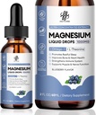 Flydende Magnesium med Glycinat, Citrat, Oxid, Taurat og Malat, Blueberry Flavor, 2 Fl Oz