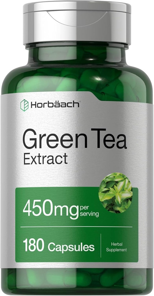 Horbäach Green Tea Extract Kapsler 450mg