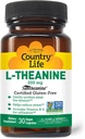 Country Life L- Theanine - 200 mg - 30 vegetariske kapsler