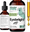 Forever Puppy Eyebright Drops til hunde - Eyebright Herb tinktur til beroligende øjne irritation - flydende øje sundhedsstøtte supplement til hunde af alle racer & størrelser - 2 oz