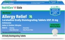 HealthCareAisle Allergy Relief - Loratadine 10 mg Oralt opløses tabletter USP - 30 tabletter - Original receptpligtig styrke Allergi Medicin, 24- timers Relief