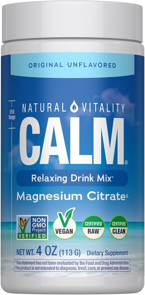 Naturlig Vitality rolig drik, 4 Oz