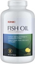 GNC Fish Oil Omega 3 Supplement, 300mg EPA og DHA, Lemon Flavor, understøtter hjerte, hjerne, hud, øje og fælles sundhed, 360 Softgels, 360 Servere