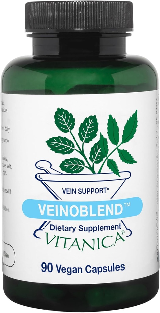 Vitanica, VeinoBlend, Vein Support, Vegan, 90 Kapsler