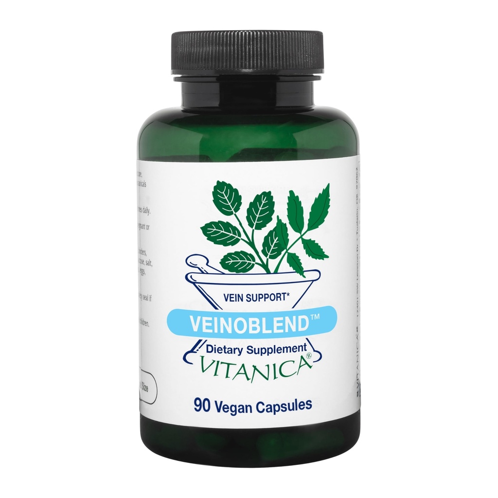 Vitanica, VeinoBlend, Vein Support, Vegan, 90 Kapsler